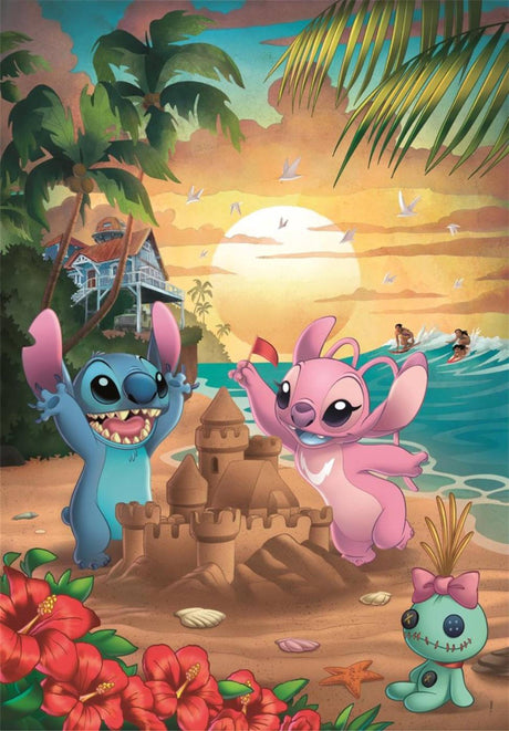Clementoni – Puzzle – 500 Teile – Disney Stitch – kompakte Box