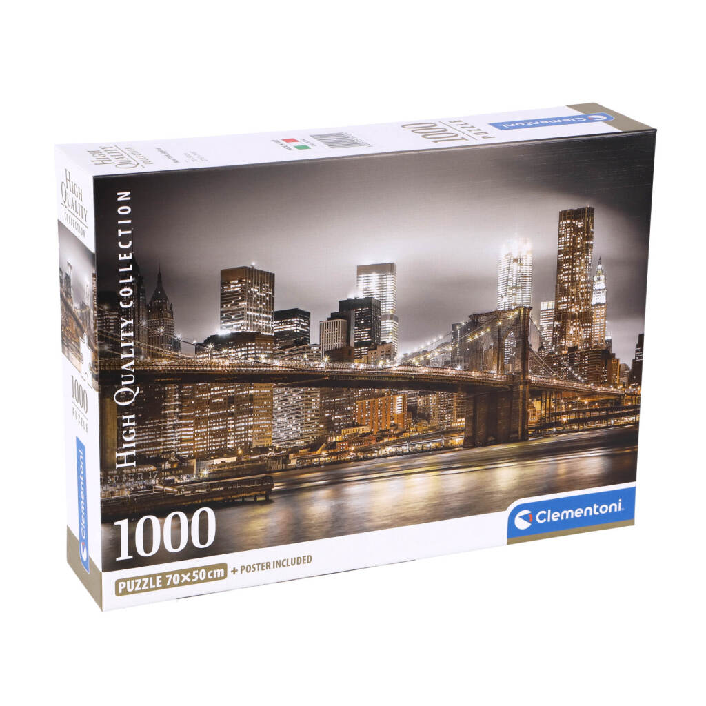 Clementoni Collection de alta calidad Puzzle York Skyline 1000 Piezas