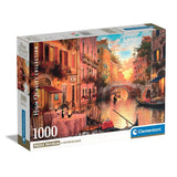 Clementoni vysoce kvalitní sbírka Puzzle + Poster Veneti Euml; 1000 kusů