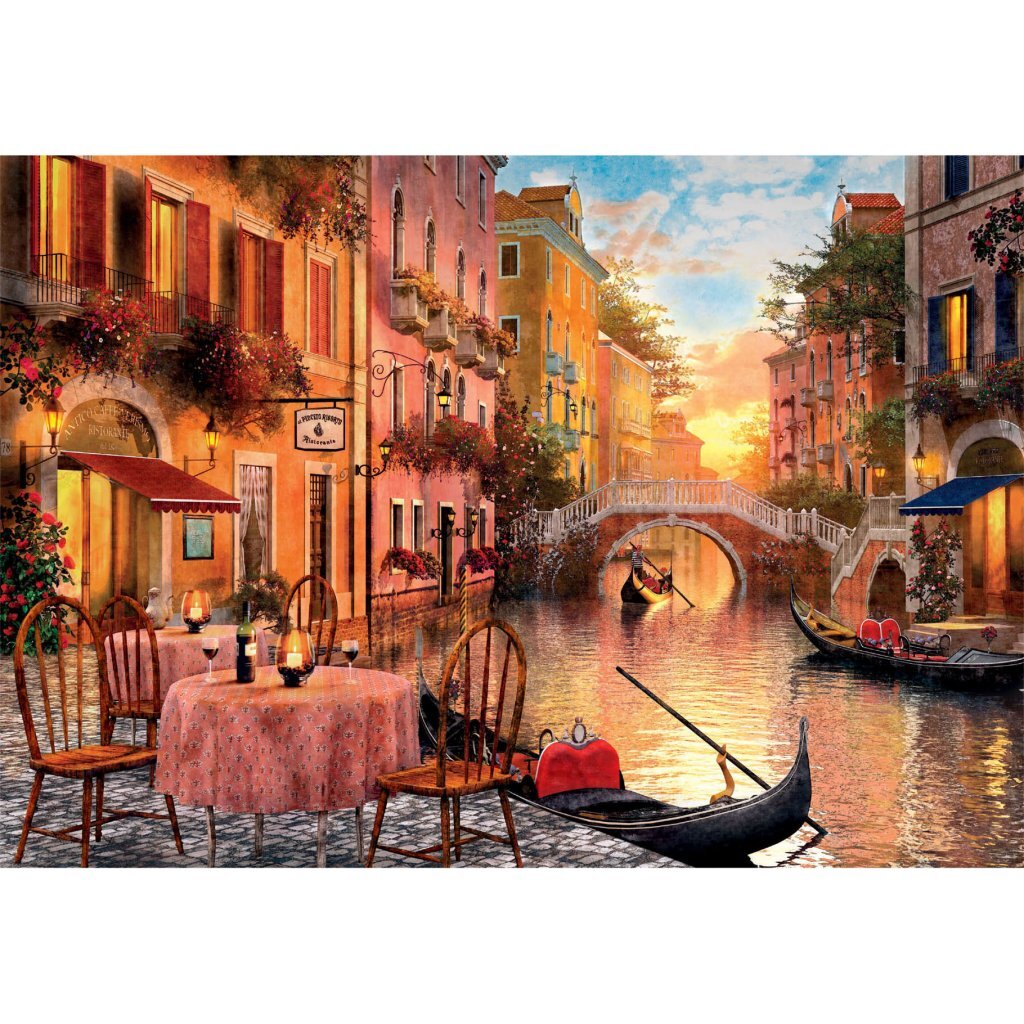 Clementoni hochwertiges Sammelpuzzle + Poster Venedig euml; 1000 Stück