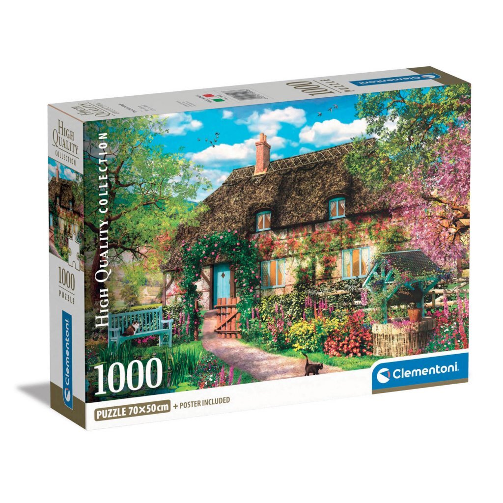 Clementoni High Quality Collection Puzzle + Poster The Old House 1000 pieces