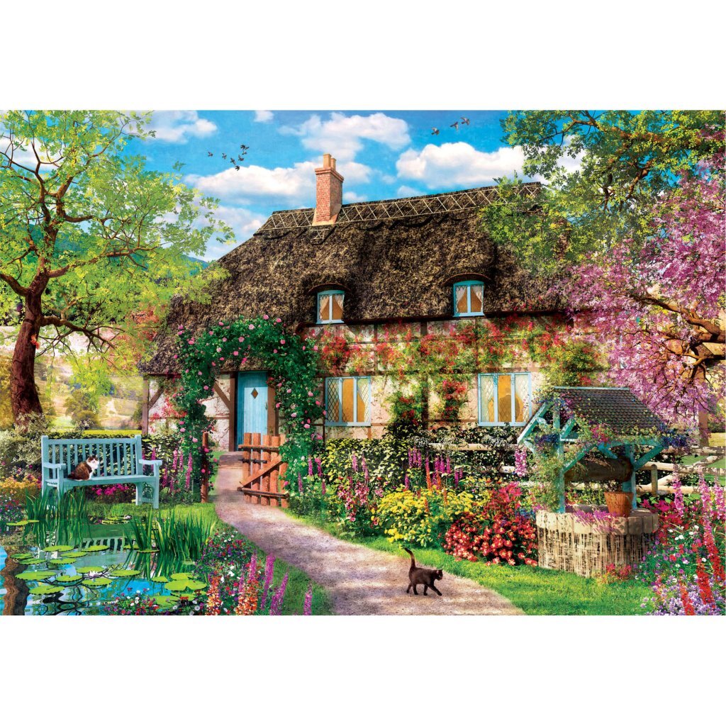 Clementoni Collection de haute qualité Puzzle + Affiche La vieille maison 1000 pièces