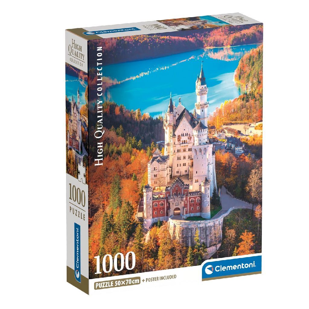 Clementoni hochwertiges Sammelpuzzle Neuschwanstein 1000 Teile