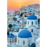 Clementoni Collection Puzzle i høj kvalitet + plakat Santorini 1000 stykker