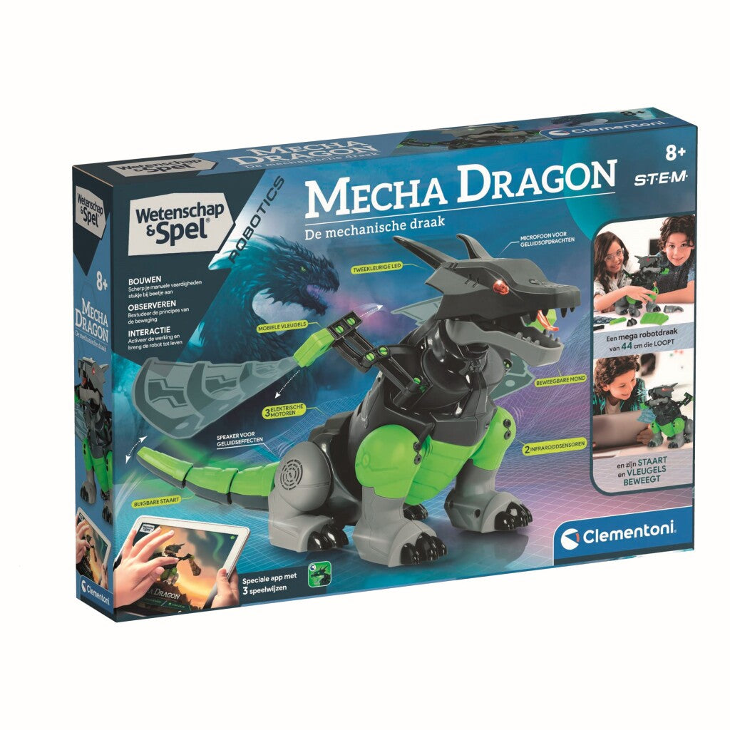Clementoni Wissenschaftsspiel Robotik Mecha Dragon