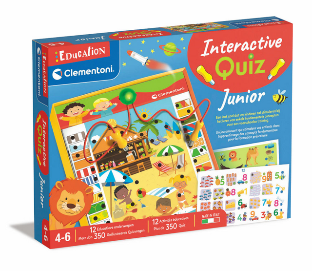 Clementoni interaktives Quiz Junior 4-6 Jahre