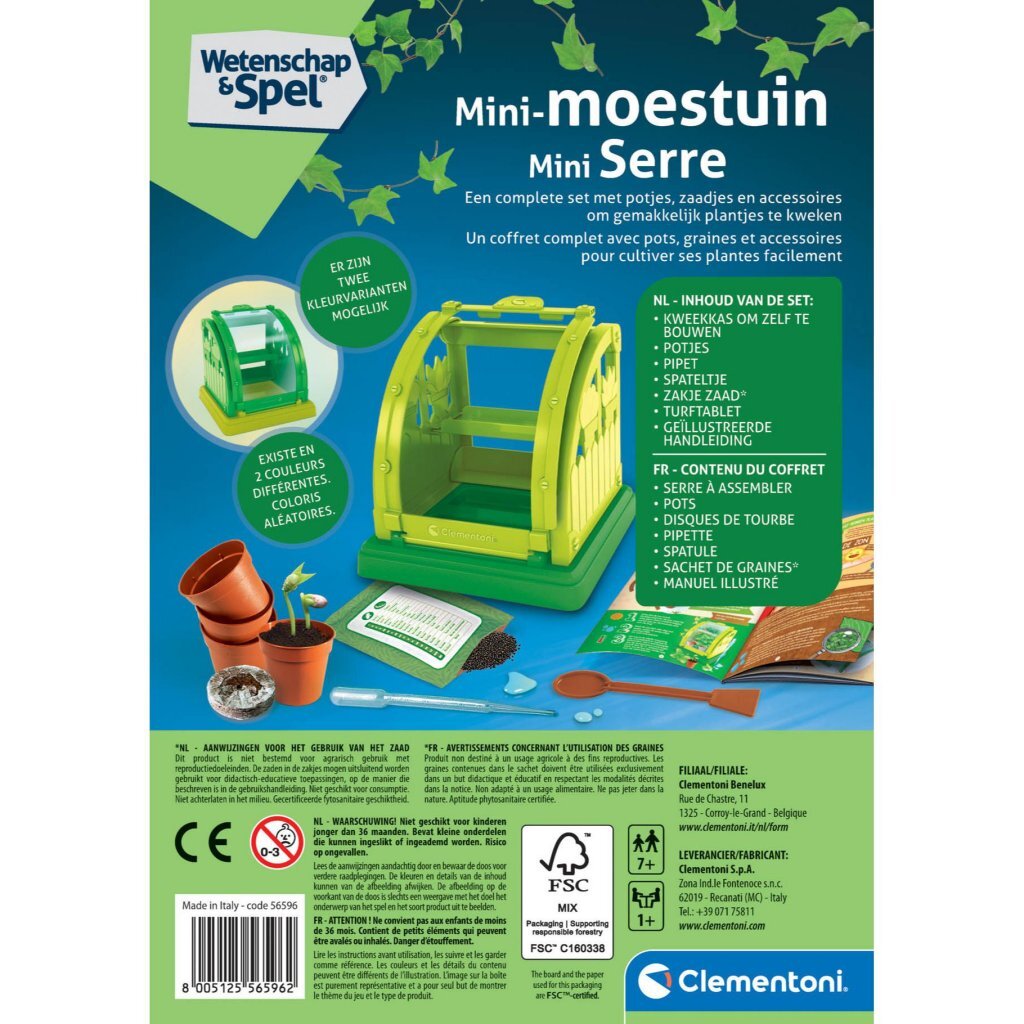 Clementoni Science Mini-Gewächshaus