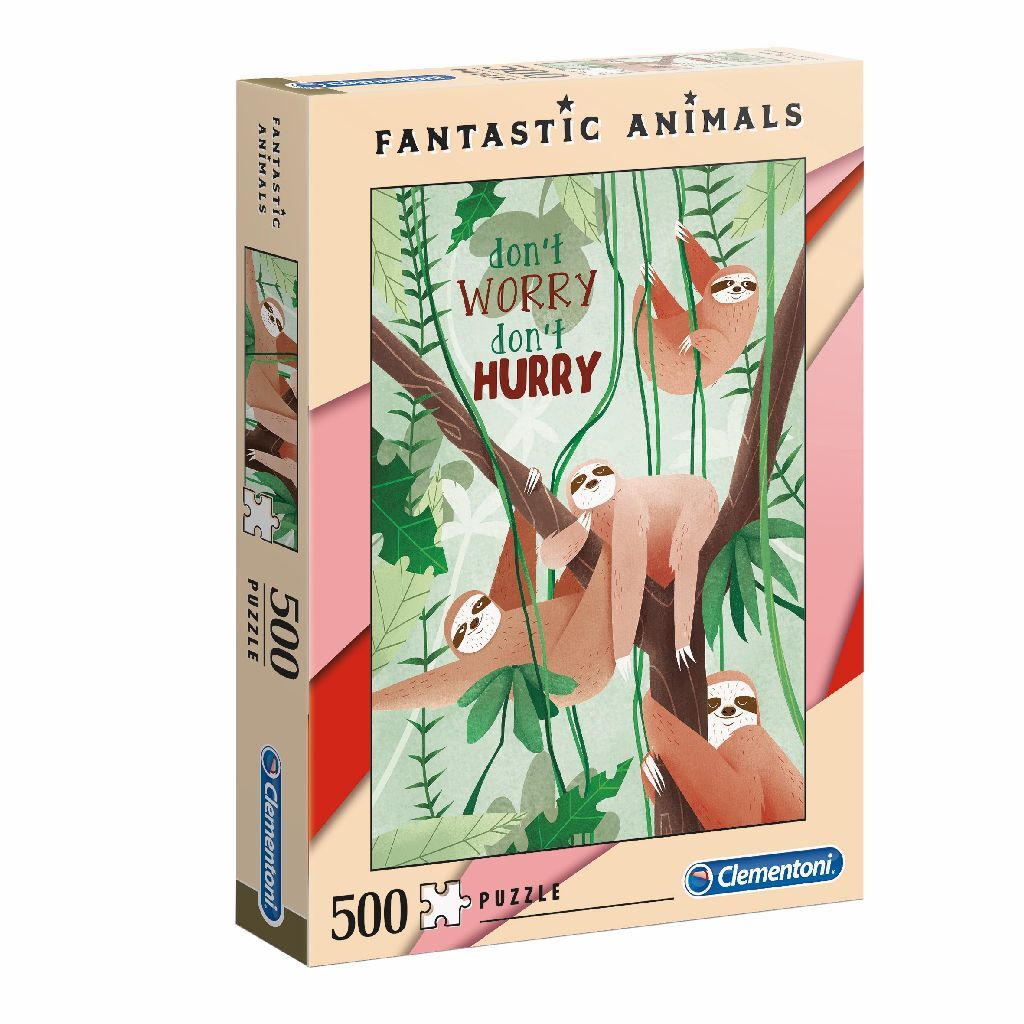 Clementoni Fantastic Animals Puzzle 500 stykker