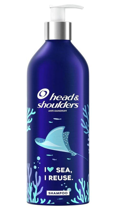 Hedi Head Shoulders Classic Anti-Schuppen-Shampoo, gefüllte nachfüllbare Aluminiumflasche 430 ml