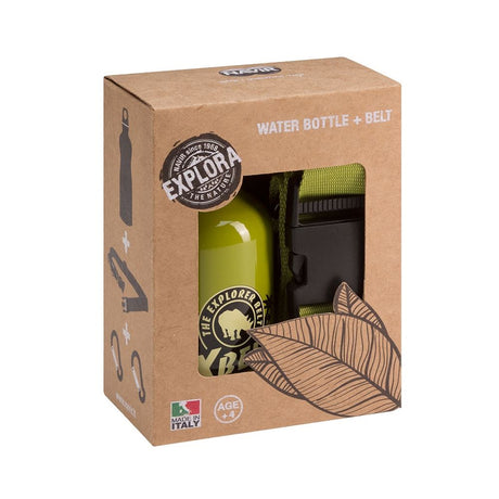 Navir Explora-Flasche und Riemen. 8+