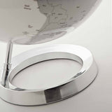 Atmosphere nr-0331f7ns-gb Globus, glänzendes Chrom, 30 cm Durchmesser, Kunststoffsockel, Englisch