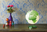 Atmosfære NR-0331F7N4-GB Globe lys varm grønn 30 cm diameter plastfot med belysning