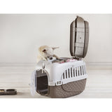 Bama Haustiertransportbox 52x33x34 cm taupeweiß