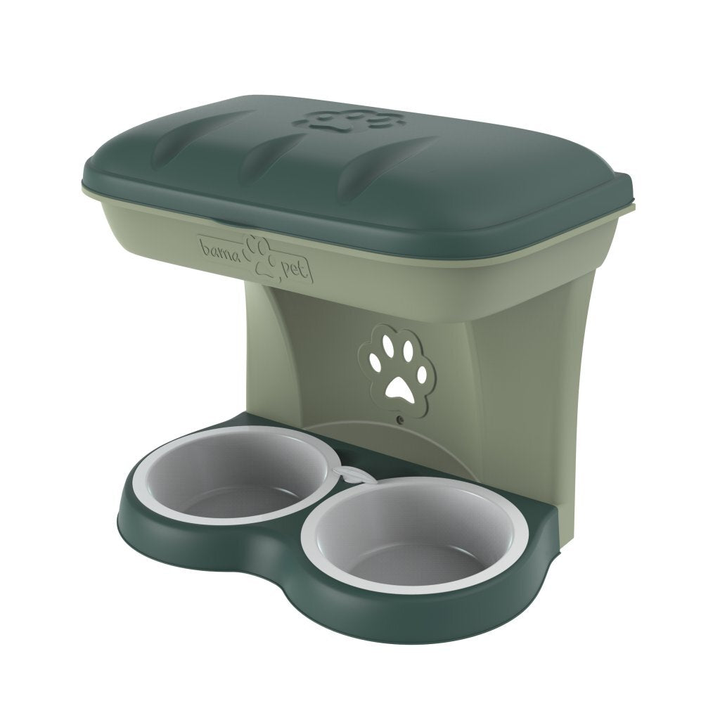 Bama Futternapf für Hunde, 48 x 27 x 42 cm, grün