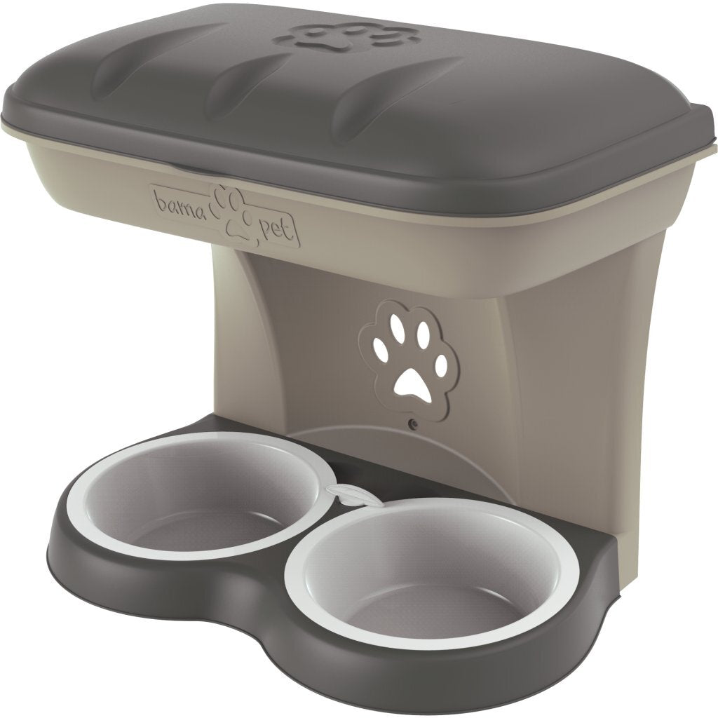 Bama Futternapf für Hunde, 50 x 29 x 52 cm, Taupe