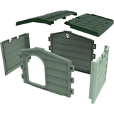 Bama Pet Cuccia Hundehütte 89x75x62 cm grün