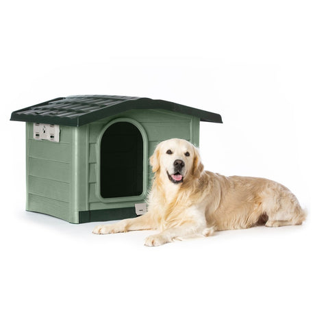 Bama Pet Cuccia Hundehütte 110x94x77 cm grün