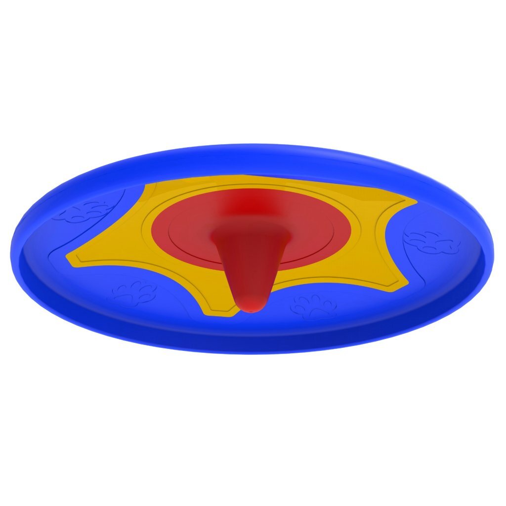 Bama Pet Trotto Disk Hundespielzeug 24,5x4,5 cm blau gelb rot