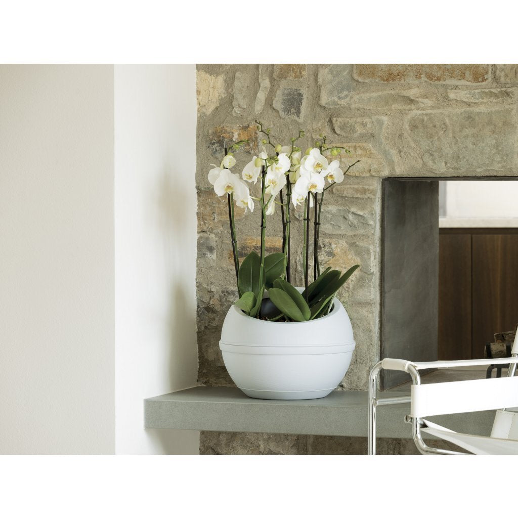 Bama Sfera Blumentopf 23l 40,5x32 cm weiß
