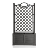 Bama fioriera separe Blumenkasten 80x42,5x150 cm grau
