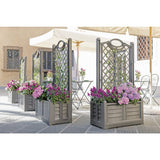 Bama fioriera separe Blumenkasten 80x42,5x150 cm grau