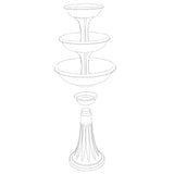 Bama Trevy Fioriera Pflanzgefäß 50x114 cm Terrakotta