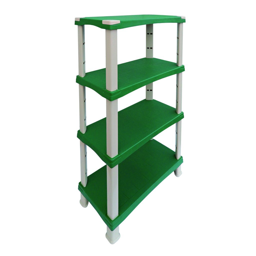 Bama Futuro Aufbewahrungssystem 4 Regale 80x40x137 cm grün