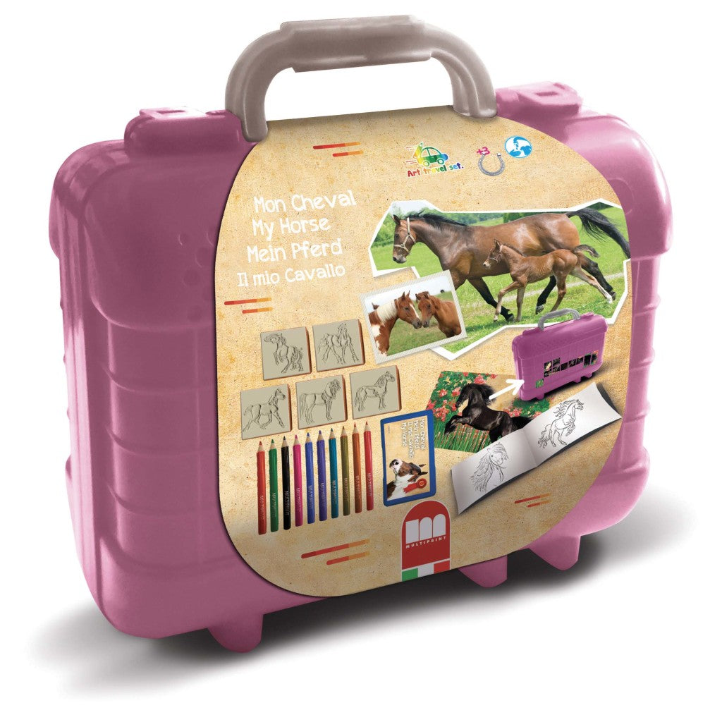 Basic Horses Suitcase Color Stamp Set 29 pièces