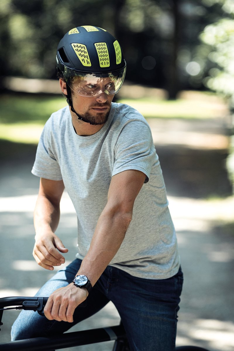 ABUS HELM HYBAN 2.0 ACE Polar White M 52-58 cm