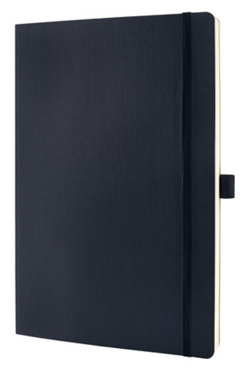 Sigel – Notizbuch – Conceptum Pure – A4 – Softcover – Schwarz – 194 Seiten – 80 Gramm – Diamant – Si-Co310