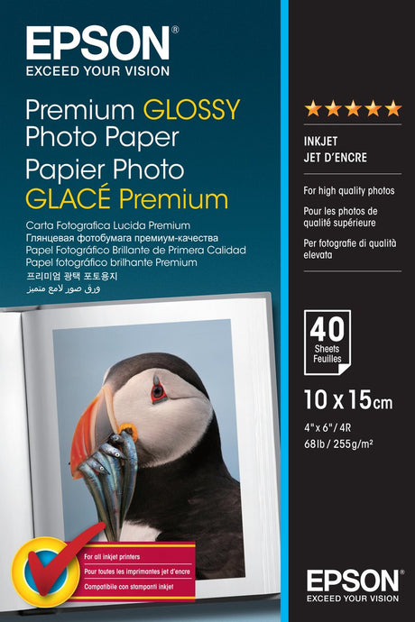 Epson c13s042153 Premium-Fotopapier – 10 x 15, 40 Blatt
