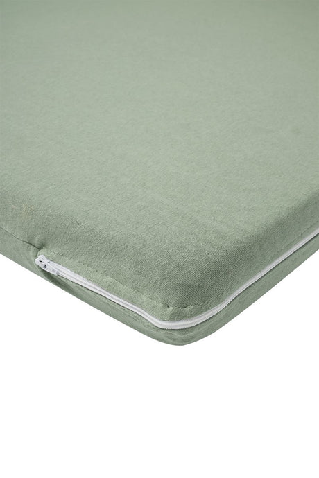 Meyco Baby Meyco Campingbett-Matratzenbezug – 60 x 120 cm – Jersey – Steingrün