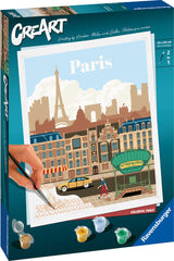 Ravensburger Creart Painting nach Nummer - Buntes Paris