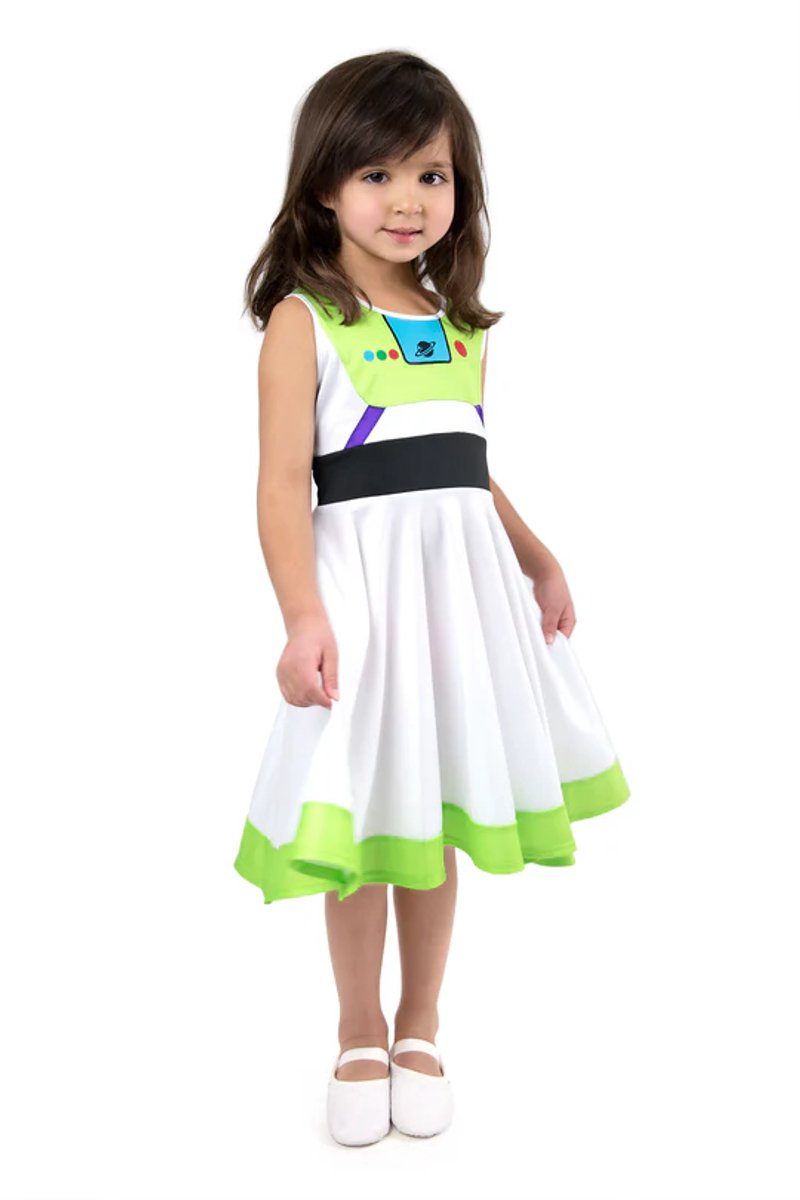 Kleine Abenteuer – Astro-Twirl-Kleid – Größe 128-134