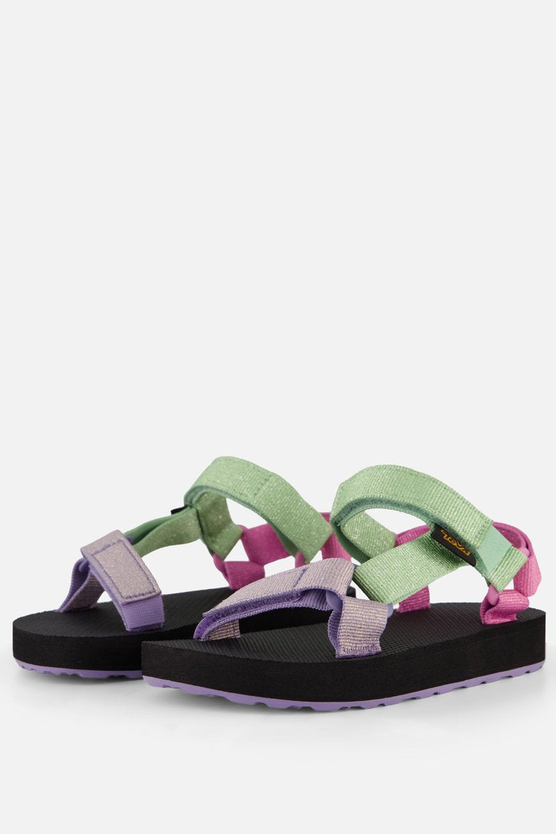 Teva C Original Universal Unisex-Sandalen – Metallic Quiet Green Multi