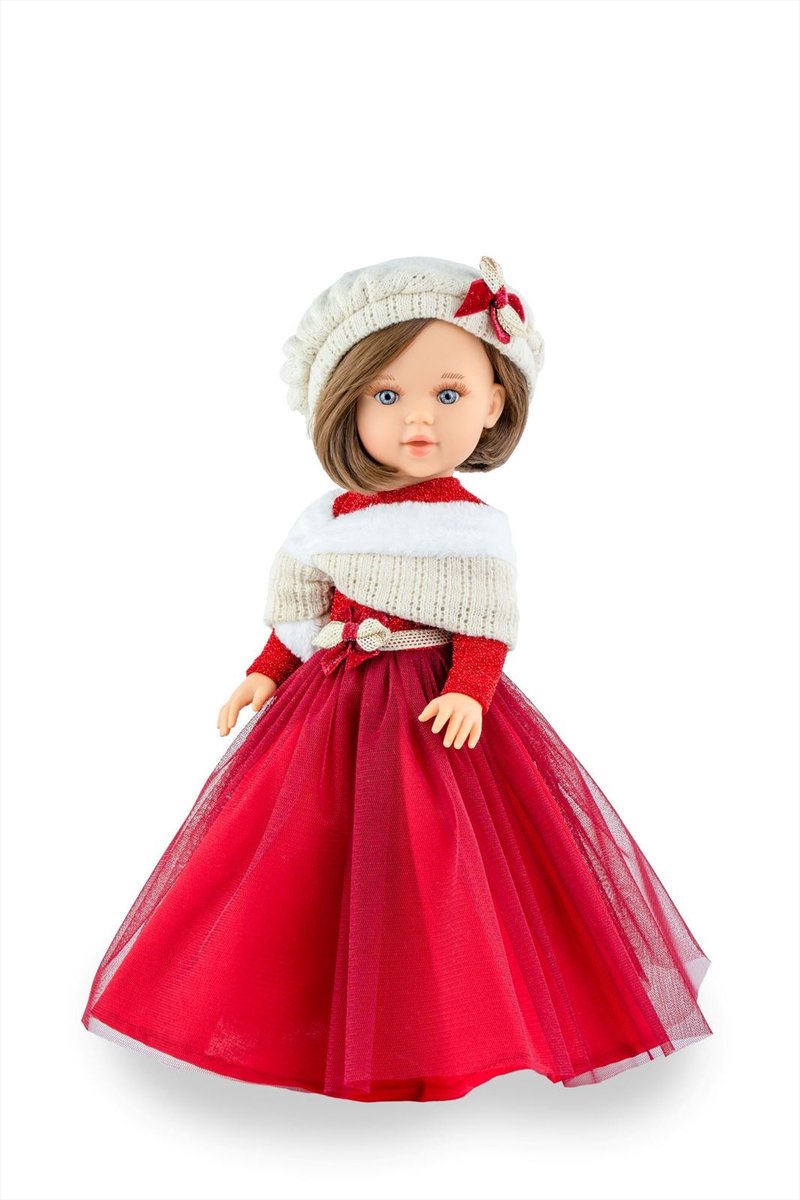 Marina Pau Marina – Pau Puppenspielzeug Marina Natale 40 cm im Geschenkbeutel.