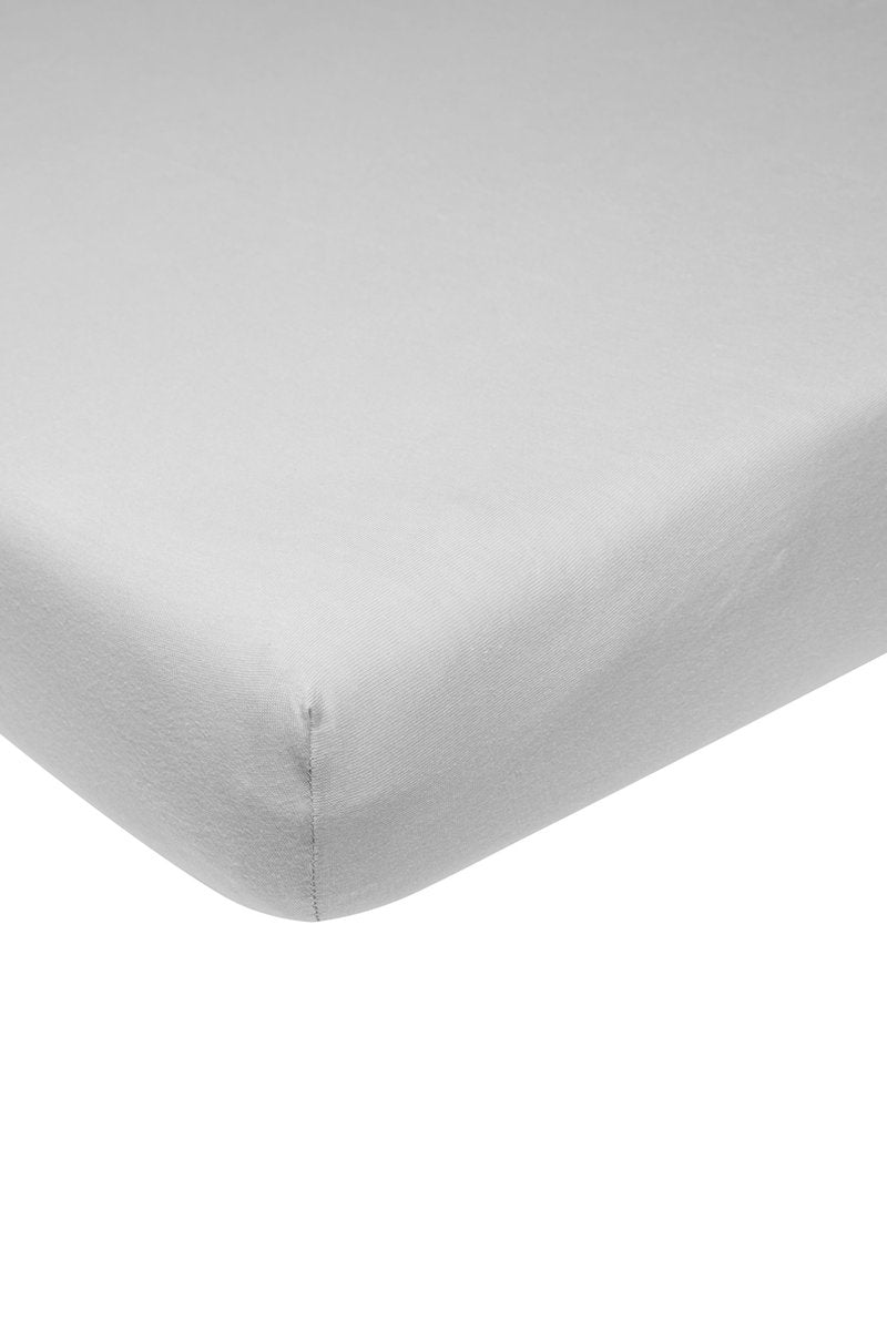 Meyco Baby Uni Spannbettlaken – Hellgrau – 60 x 120 cm