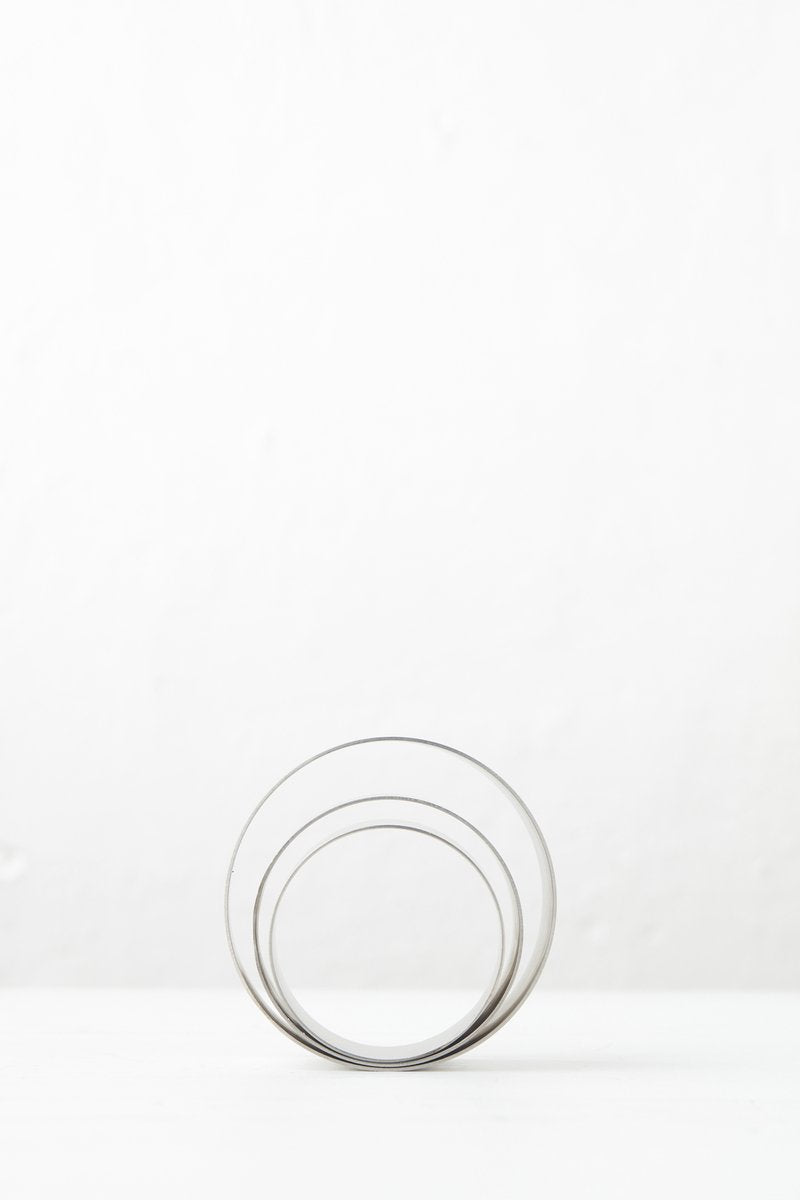 Point-Virgule-Garnierbesteck - Zierring - ohne Naht - ø 8,5 cm h 6 cm