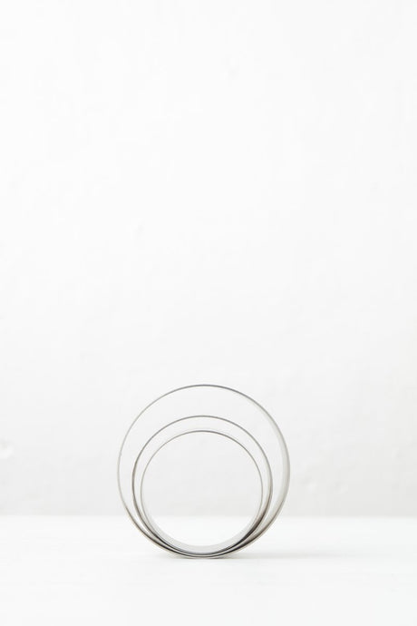 Point-Virgule-Garnierbesteck - Zierring - ohne Naht - ø 8,5 cm h 6 cm