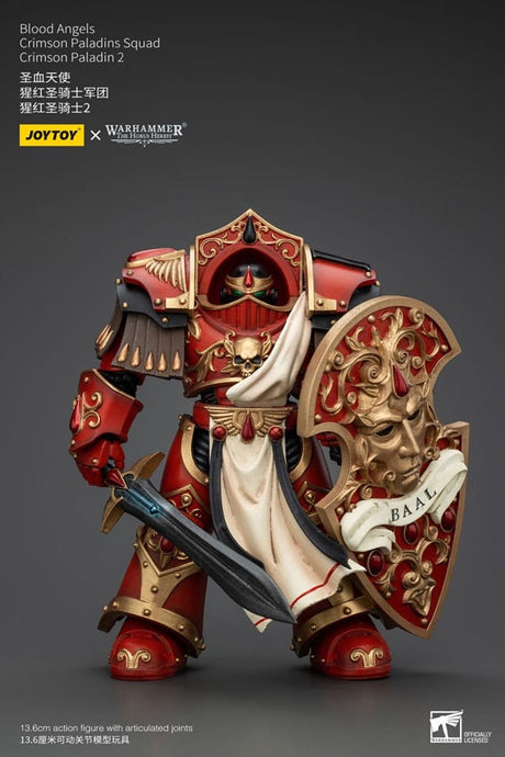 Joy Toy (cn) Warhammer The Horus Heresy Actionfigur 1 18 Blood Angels Crimson Paladins Squad Crimson Paladin 2 14 cm große Actionfigur