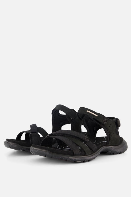 Ecco Offroad Roam Sandalen schwarz Nubuk – Damen