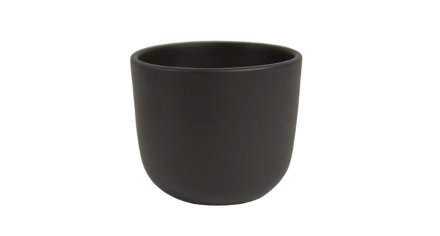 Pot boule antraciet mat 10cm