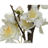 Decoris Kunstblume Blüte h106cm weiß