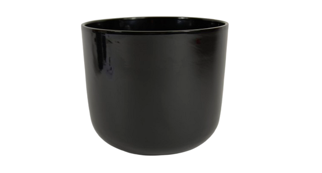 Pot boule zwart glans 28cm