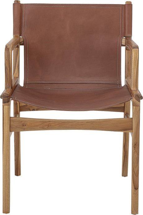 Bloomingville – Ollie Loungesessel – Braun – Leder