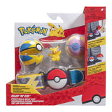 Jazwares Pokemon Clip n Go mit Gürtel-Spielset Pikachu