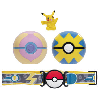Jazwares Pokemon Clip n Go mit Gürtel-Spielset Pikachu
