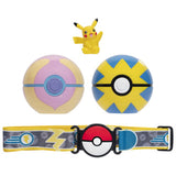 Jazwares Pokemon Clip n Go mit Gürtel-Spielset Pikachu