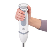 Braun mq5245 Whid Multquick 5 Vario Hand Mixer wäiss Grey