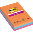 Post-it-Superhaftnotizen, 101 x 152 mm, Orange, Blau, Magenta